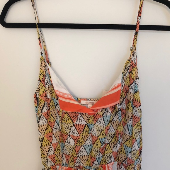 Ella Moss Tiki coral maxi dress from Anthropologie - Picture 4 of 5